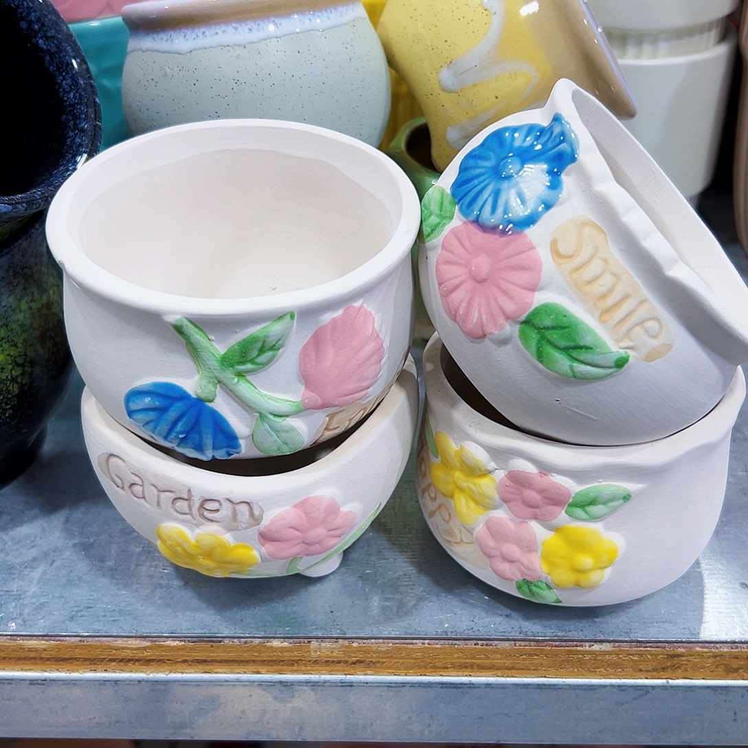 有孔外贸尾单陶瓷花盆凑单10米包邮