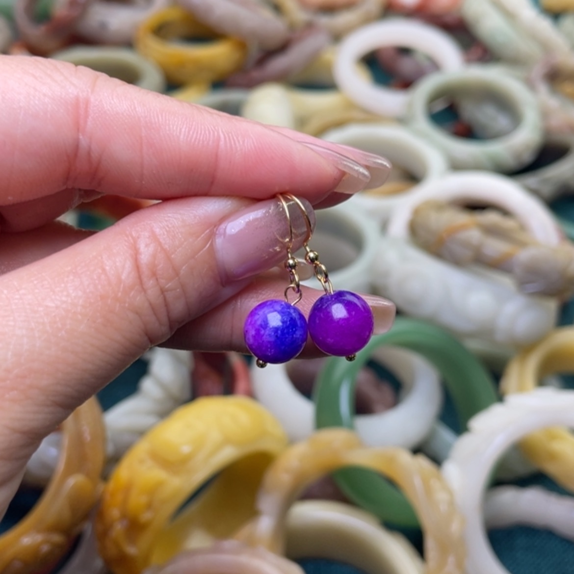 【闪购商品】石英质玉手镯（圆镯）未镶嵌