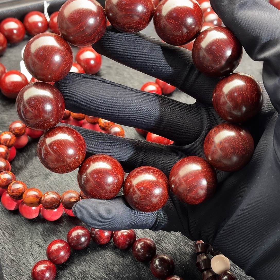 小叶紫檀手串/手链原汁原味