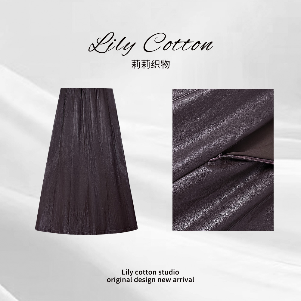 时尚休闲气质显瘦复古半身裙LL-263326