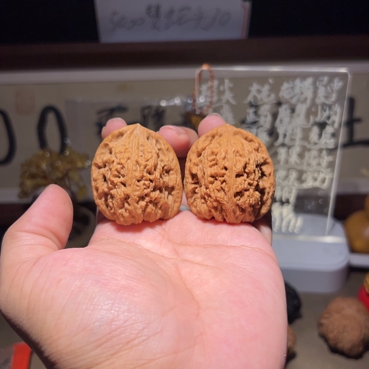 把件文玩核桃38高炮丑疆