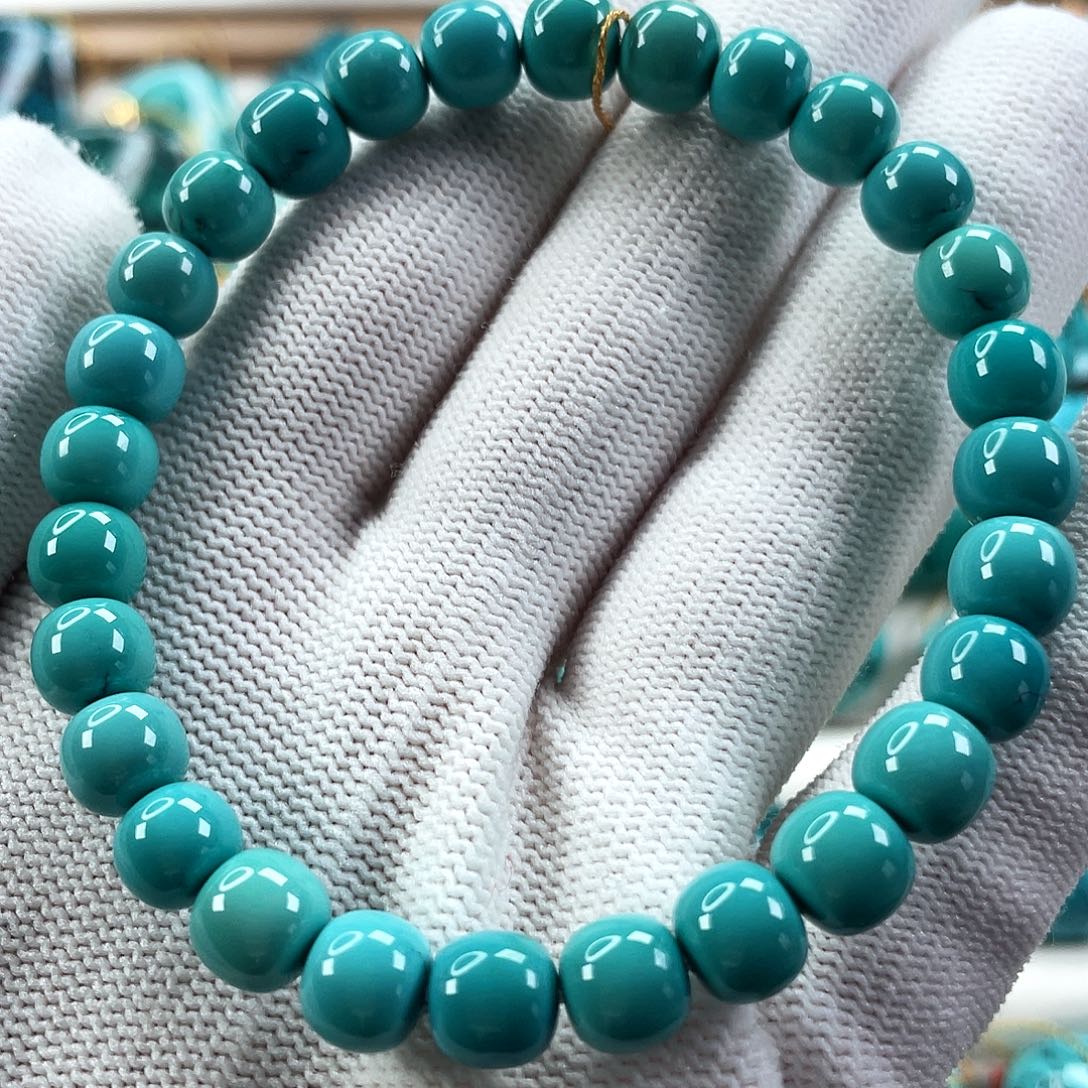 绿松石未镶嵌车挂