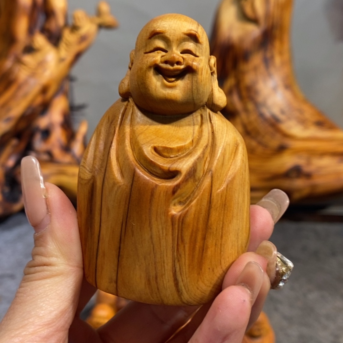 【闪购商品】柏木（崖柏）根雕木雕工艺品摆件创意，满十送一手把件