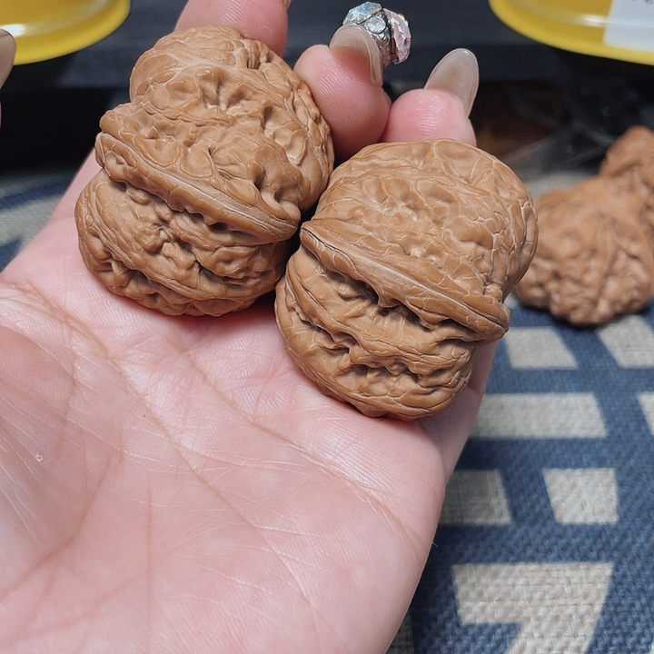 文玩核桃把件L*金元宝44