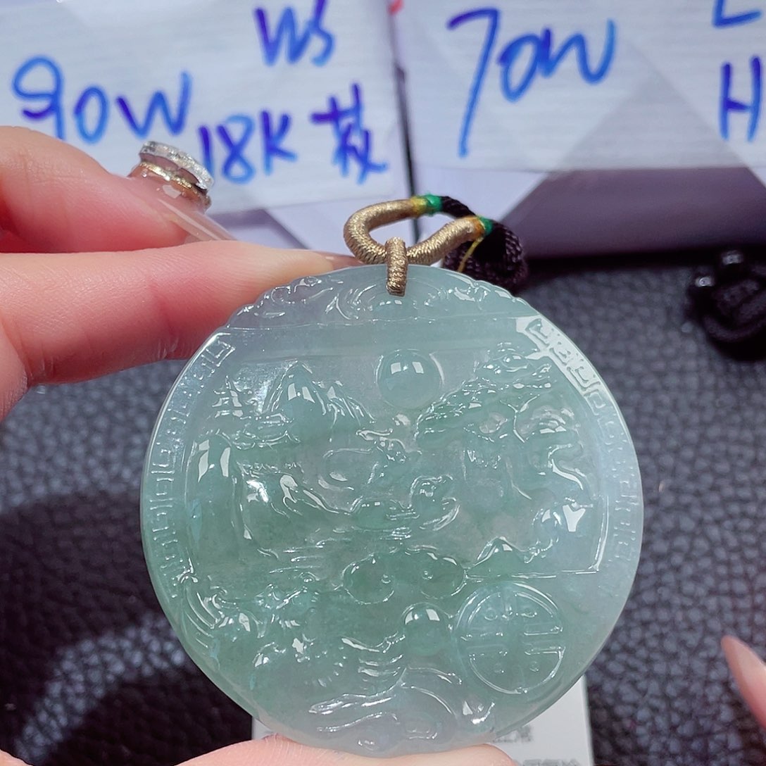 颈饰未镶嵌翡翠翡翠