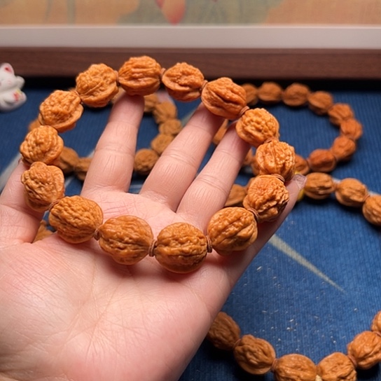 文玩核桃手串小金蟾