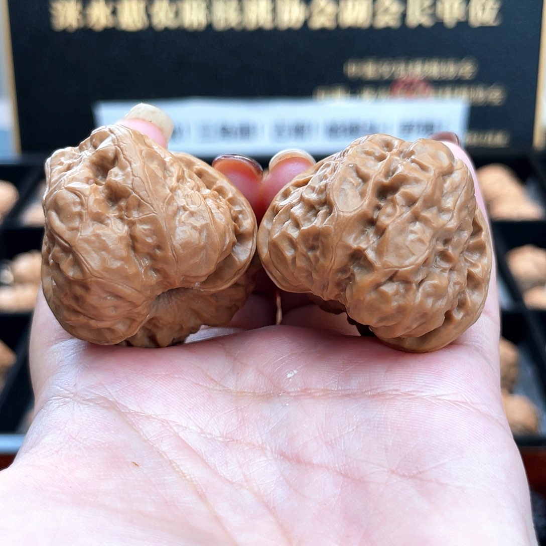 把件文玩核桃38超精延庆蛙小四开背38s3