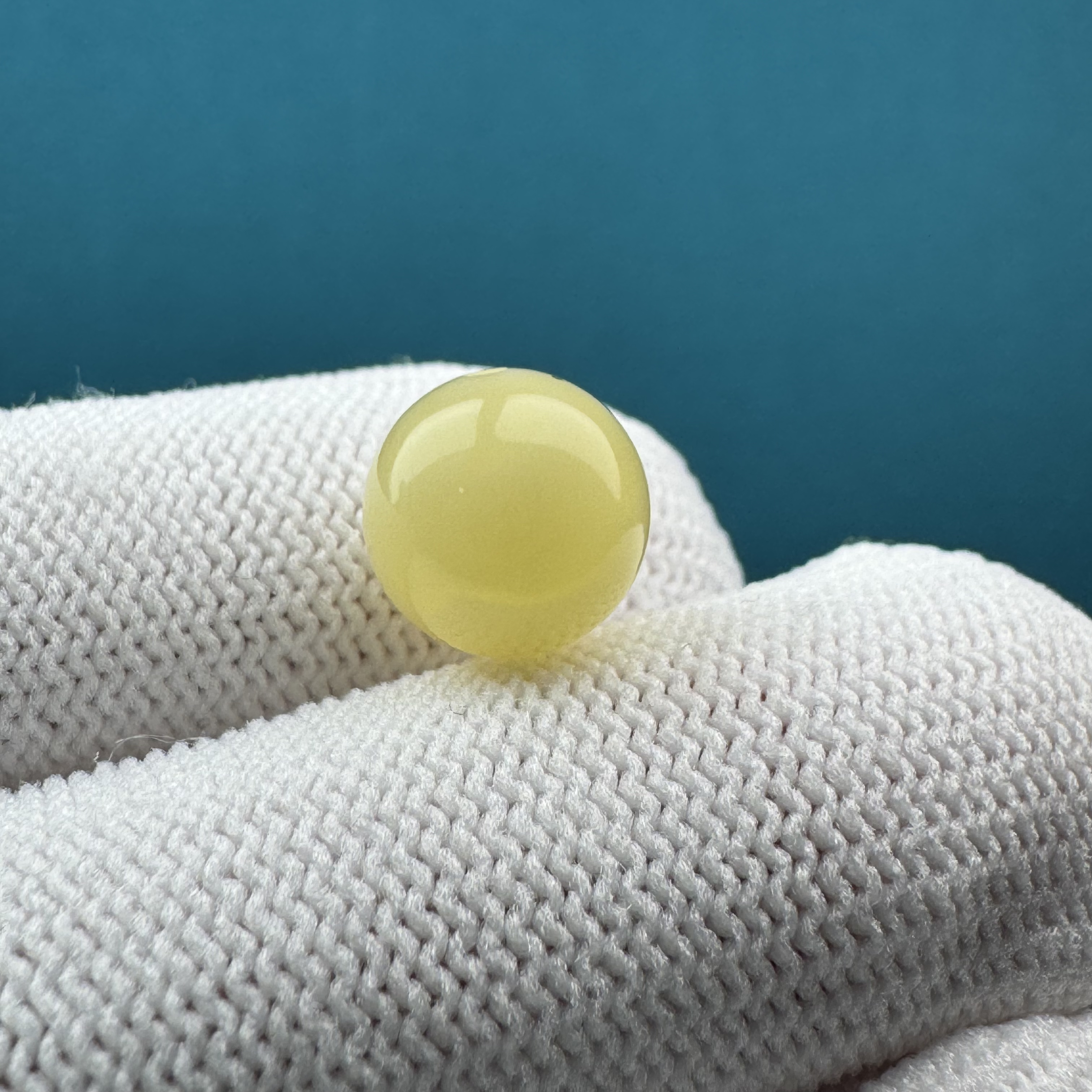 A3537天然原矿蜜蜡 圆珠10mm 支持鉴定 假一罚十