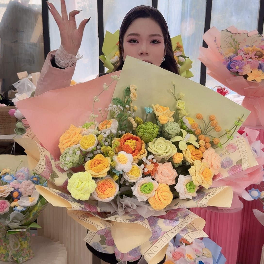 非遗手工花束，孤品清仓