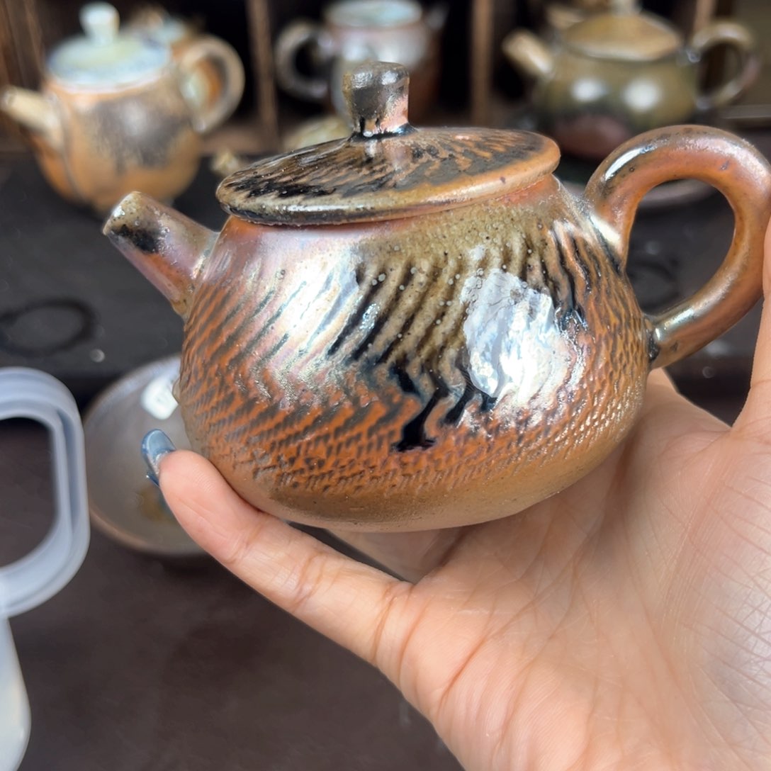 杯柴烧茶器细陶壶