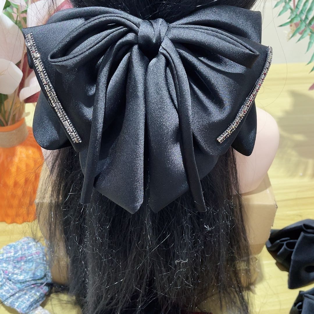 布艺铁合金蝴蝶结发夹