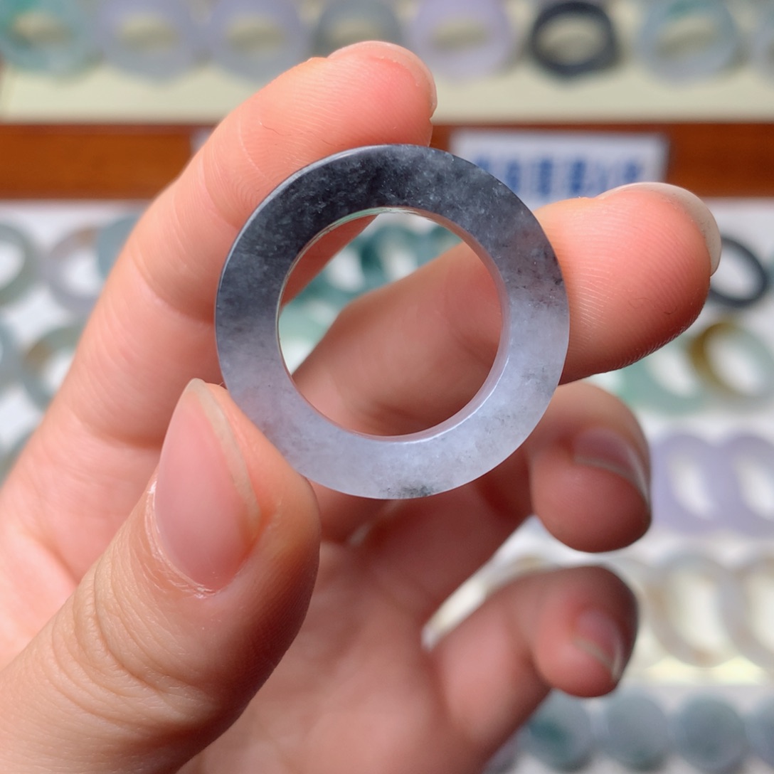 未镶嵌定制翡翠疯****生翡翠戒指