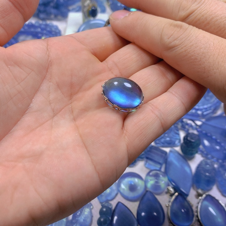 海蓝宝石颈饰未镶嵌W****W