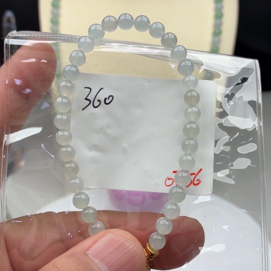 一***儿定制翡翠未镶嵌翡翠珠链