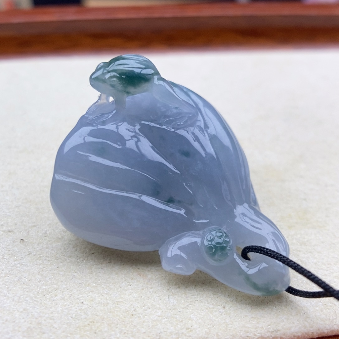 翡翠未镶嵌颈饰吊坠22