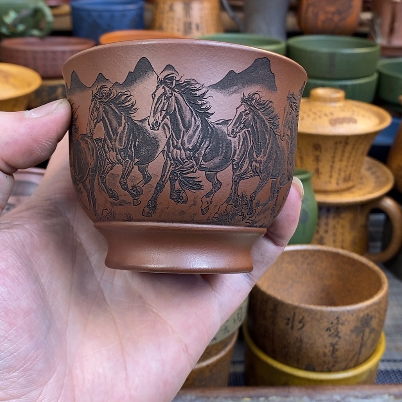 【闪购商品】紫砂杯子宜兴全手工紫砂杯