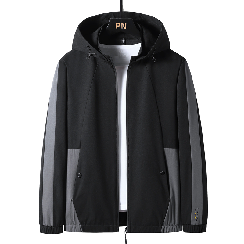 秋冬季冲锋外套男士大码防风防水加厚运动休闲登山服夹克风衣外套