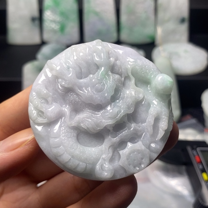 颈饰未镶嵌翡翠天然翡翠A货
