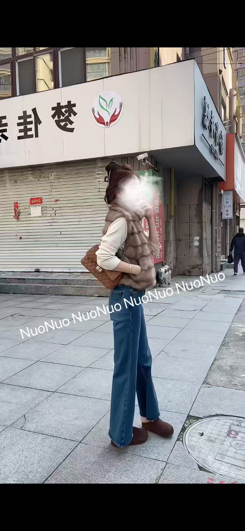 「小暖包7235 」超洋气保暖复古毛毛马甲