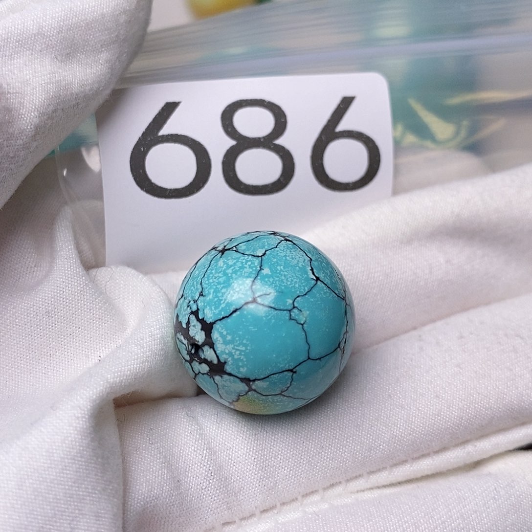 绿松石珠宝半成品未镶嵌