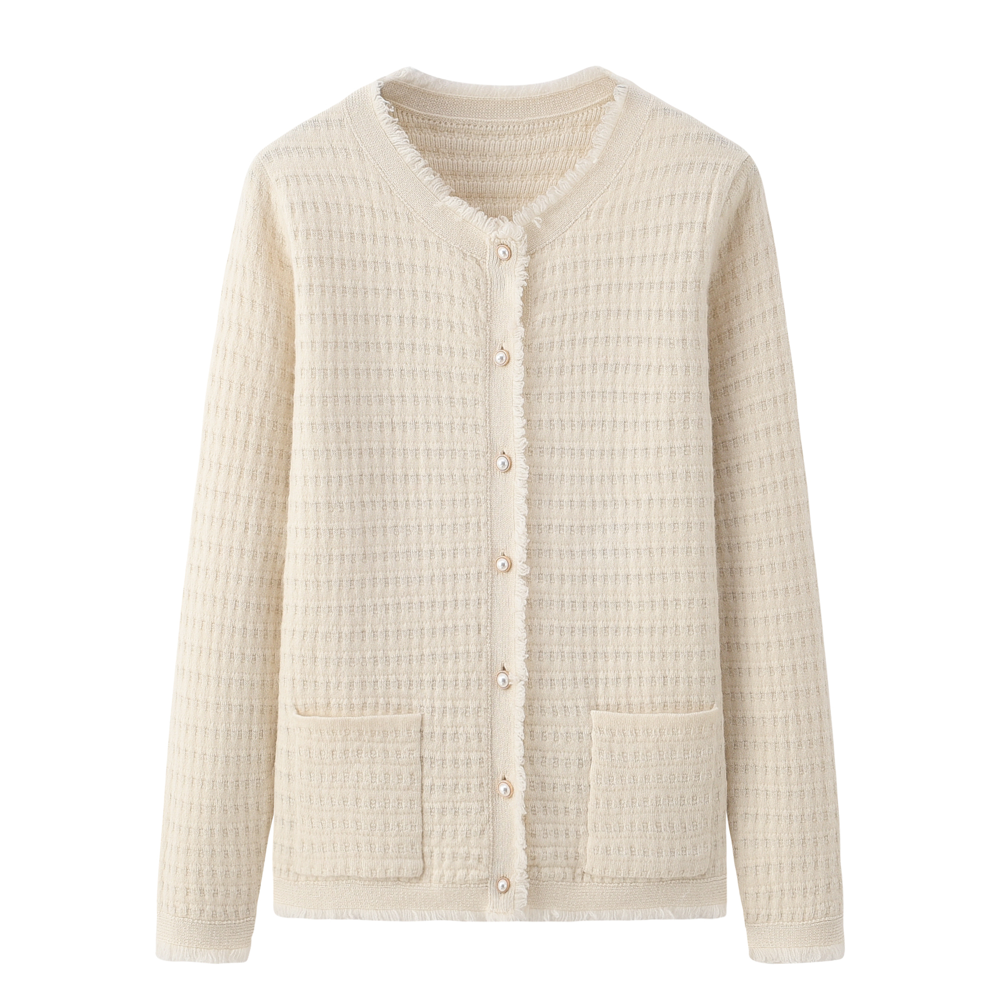 纯色常规款长袖保暖复古国风毛衣女士短款上衣百搭外搭加厚小香风