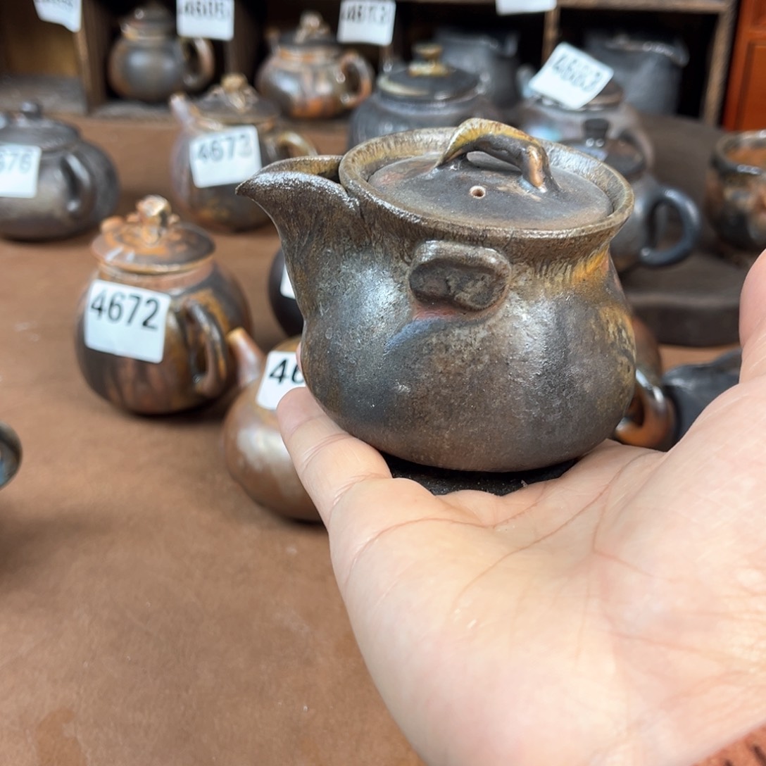 壶柴烧茶器主人杯