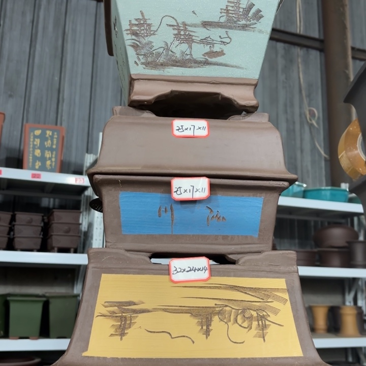 紫砂花盆              100-5