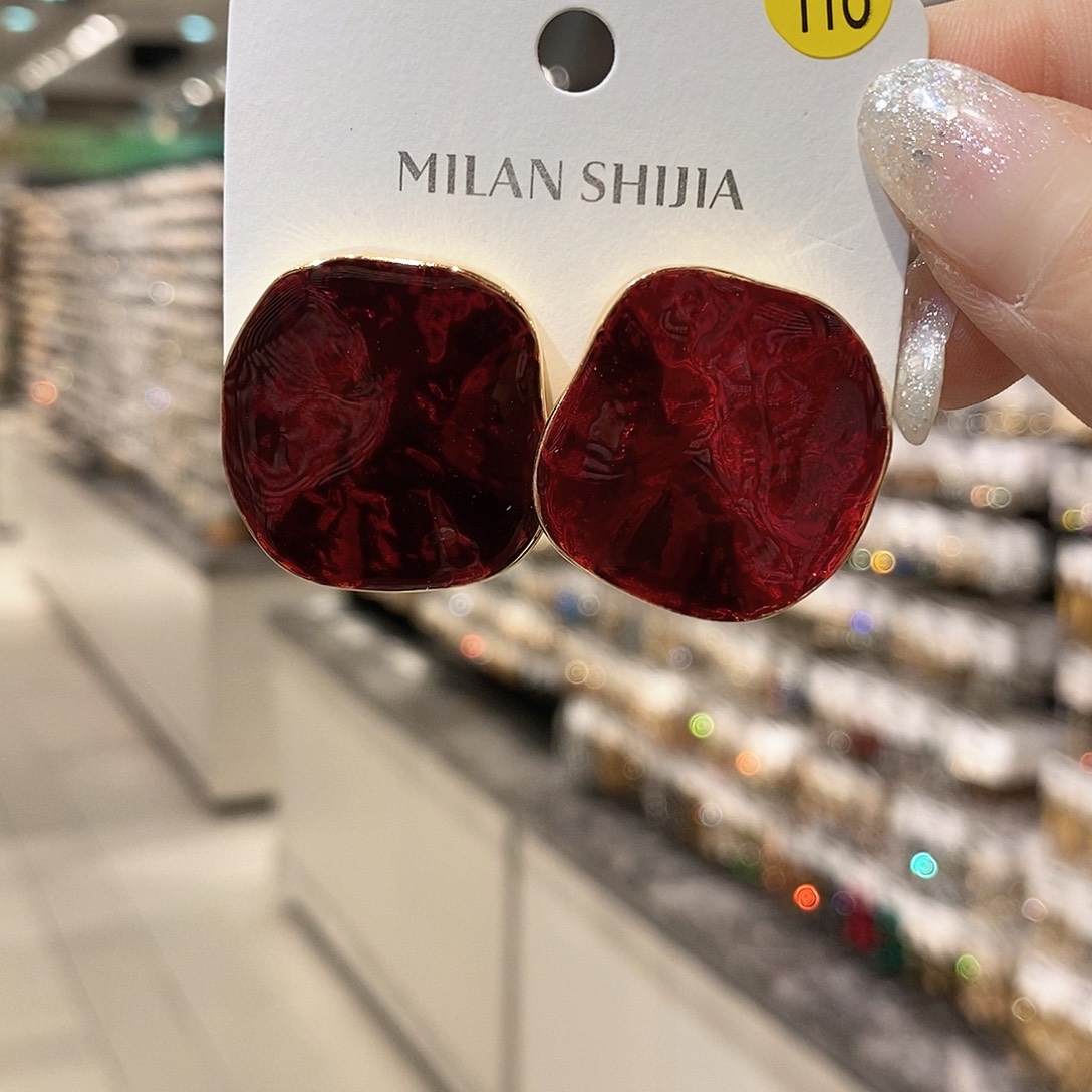 铜合金925银树脂红色薯片