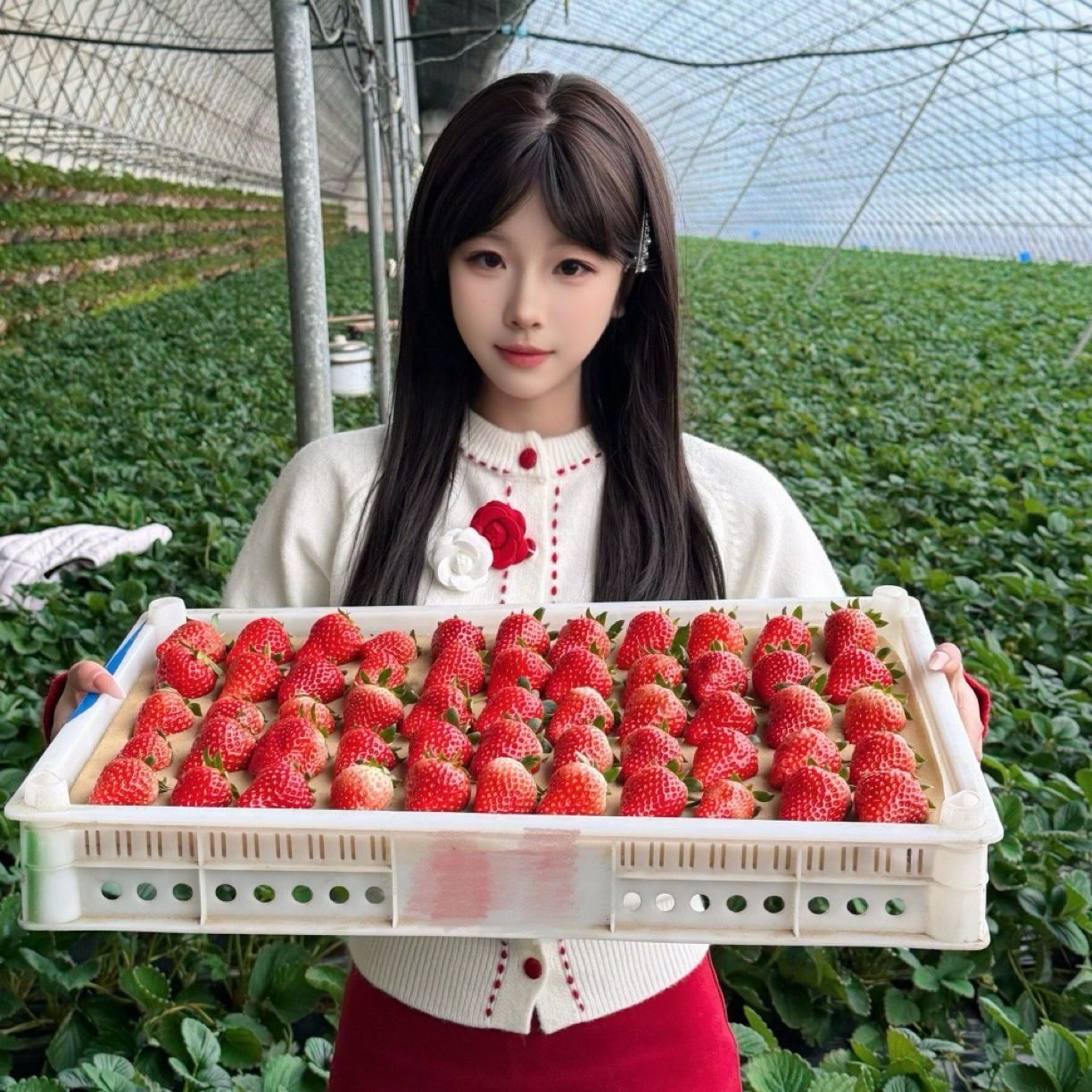 两斤特大果35g-50g+东港九九草莓