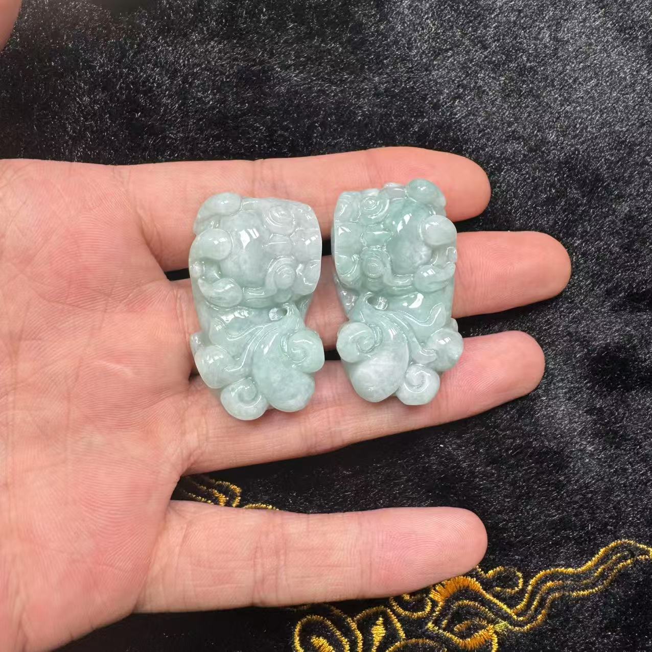 天然缅甸a货翡翠貔貅吊坠 C248—多样性发一件