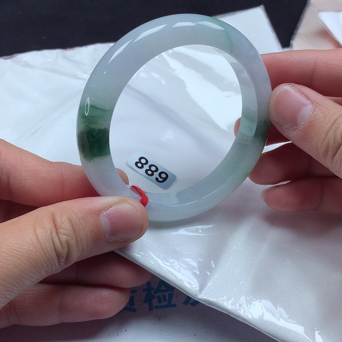 翡翠手镯未镶嵌56正圈