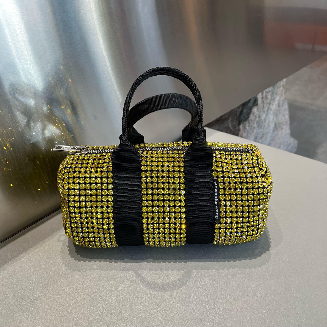 95新  Alexander Wang/亚历山大王 FW21闪钻波士顿