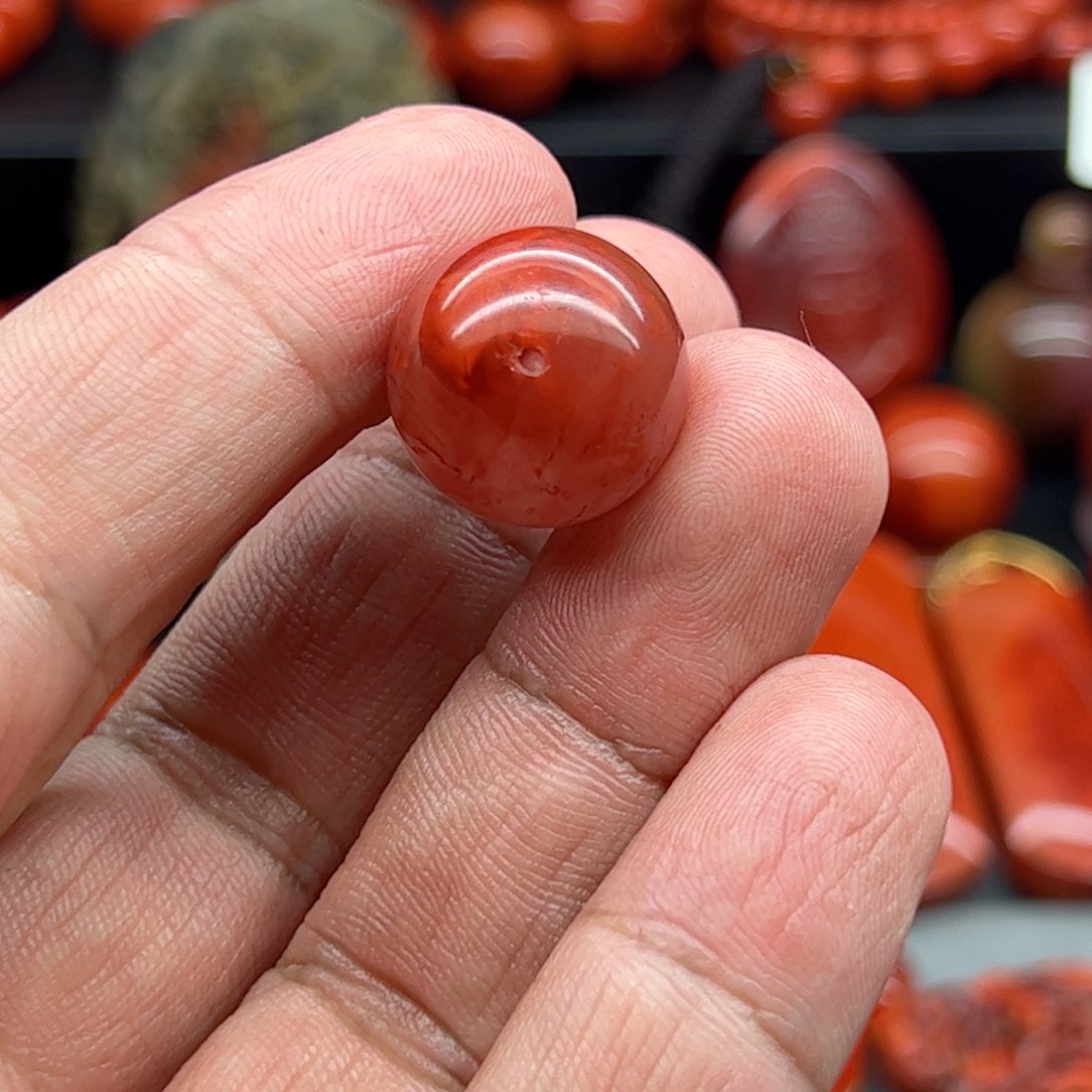 南红玛瑙配饰未镶嵌仁*