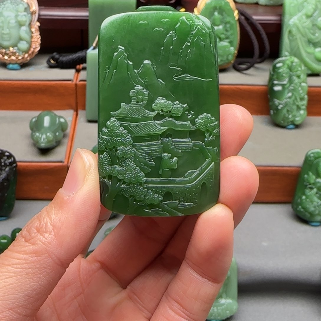 未镶嵌和田玉挂件