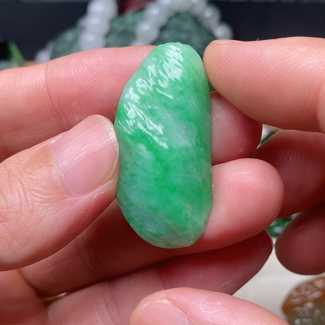 翡翠散珠天然缅甸翡翠A货