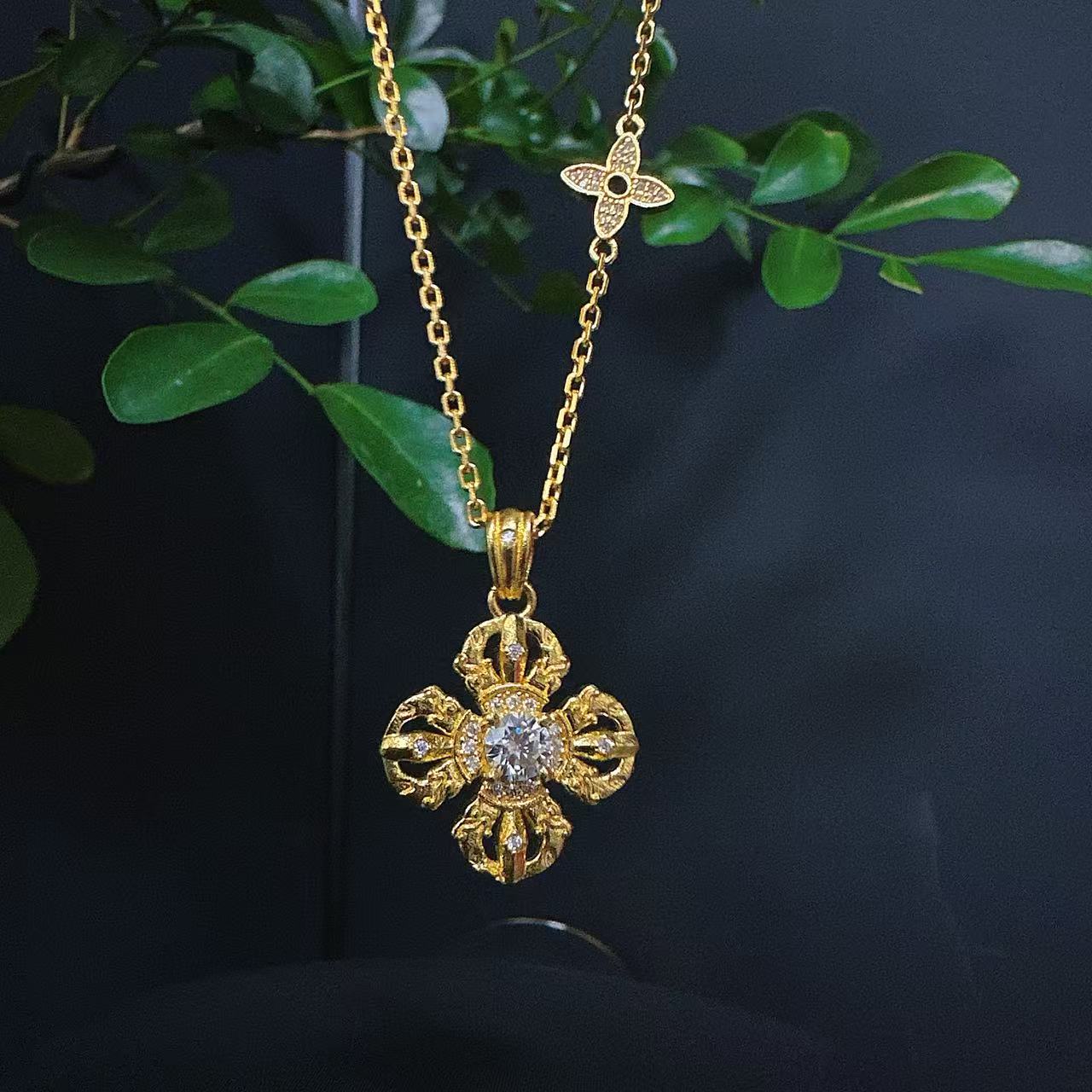 【松哥甄选】足金999投资金条 十字架吊坠（不含项链）