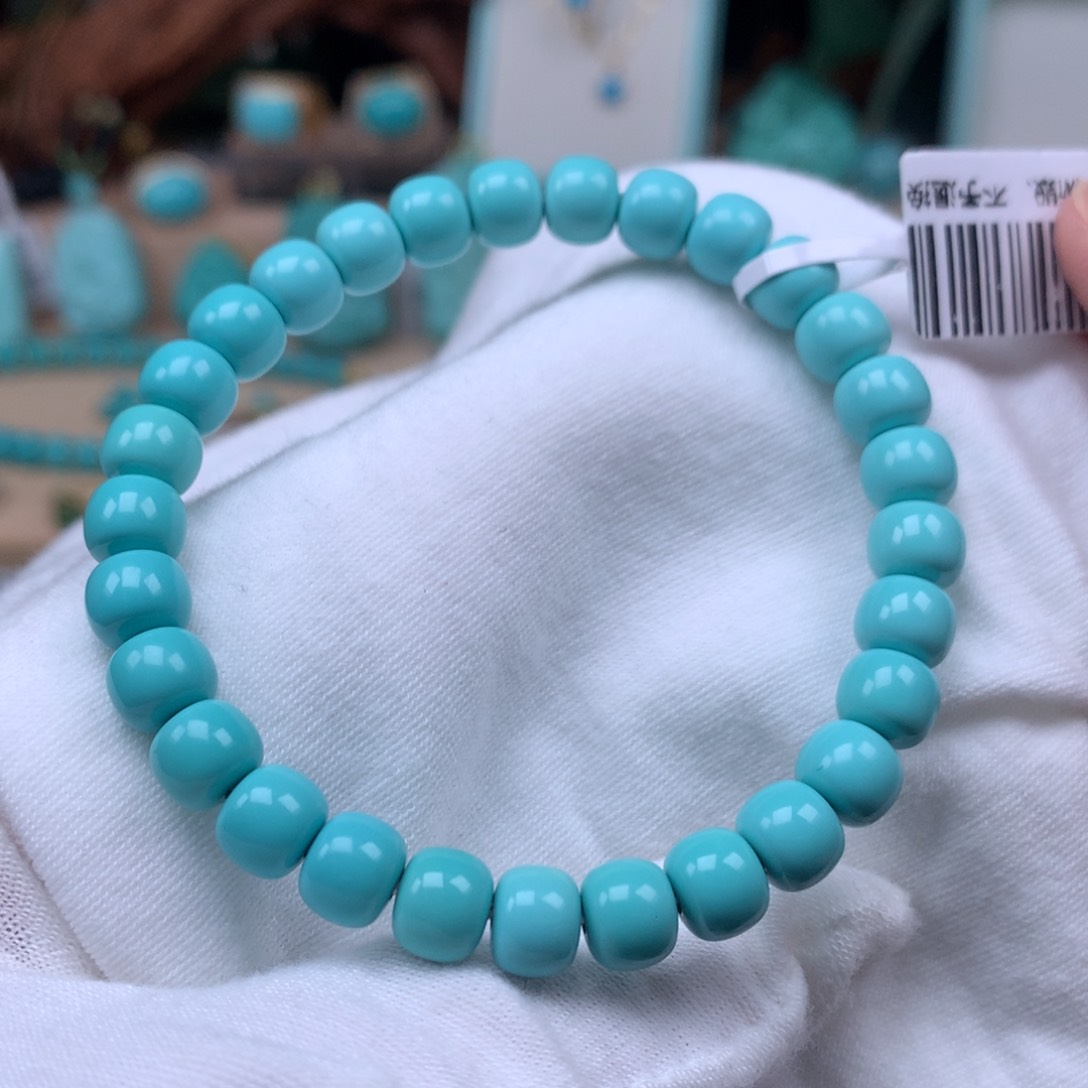 绿松石精品7.2mm未镶嵌