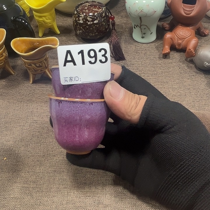 牟***音瓷片茶摆件工艺品摆件666