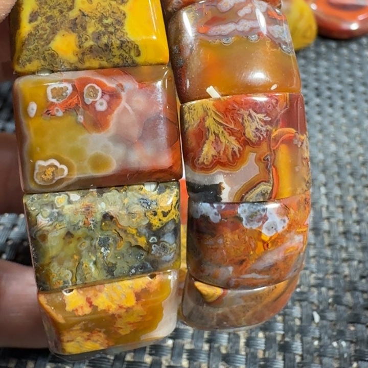 放***好玛瑙/玉髓未镶嵌颈饰