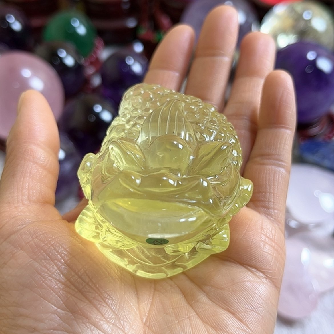 【闪购商品】水晶摆件金蟾未镶嵌