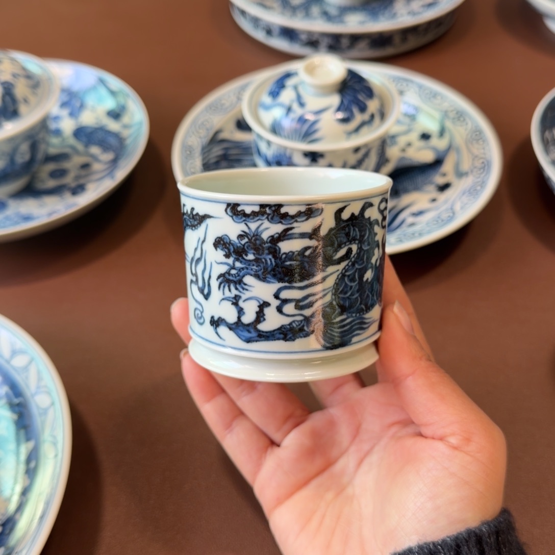 手工手绘茶具主人杯