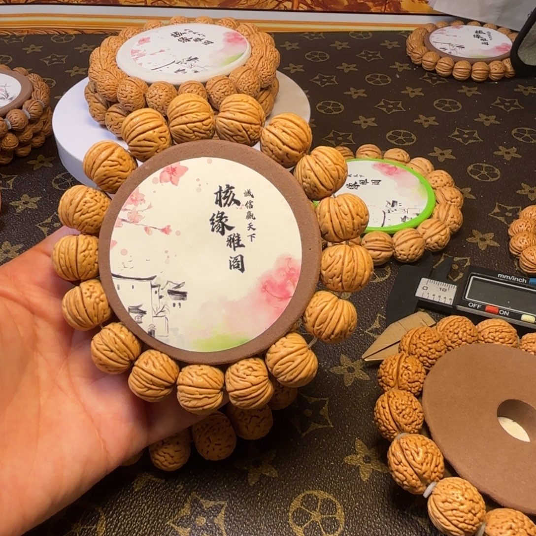 手串桃核磨盘桃核18