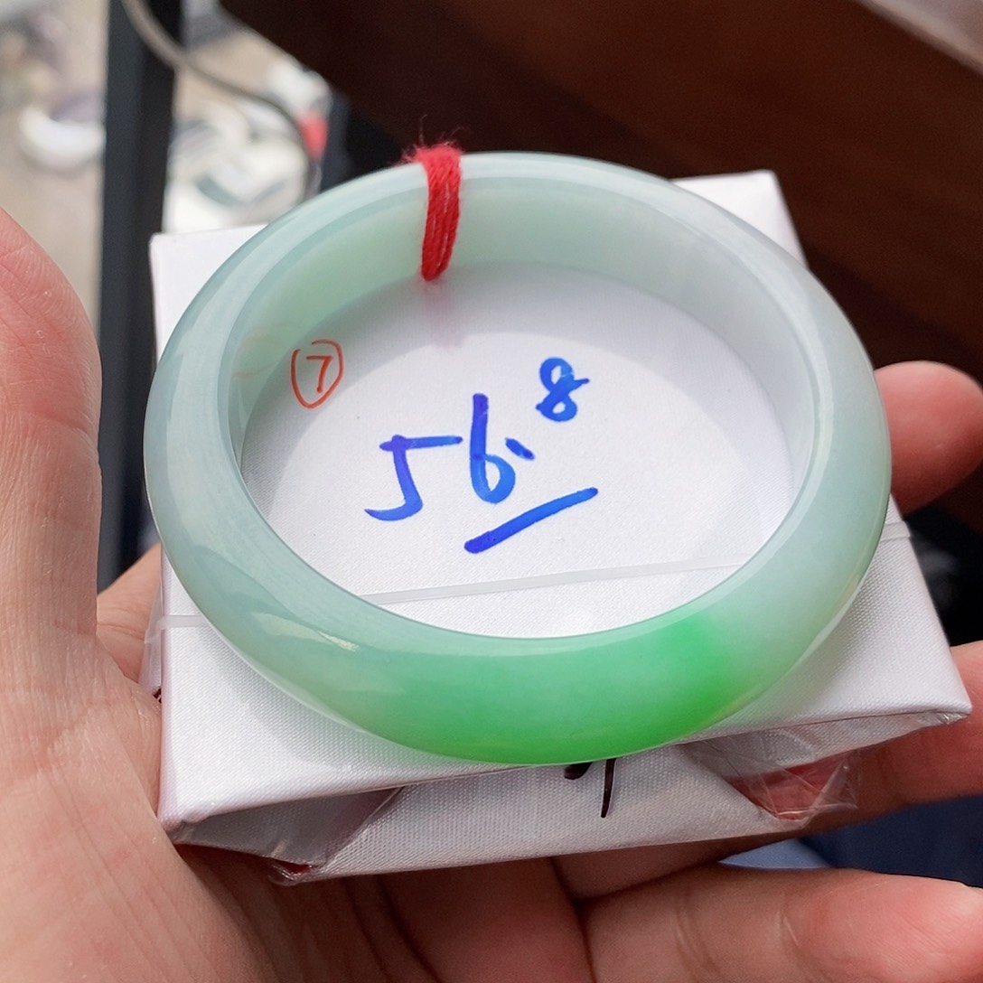 翡翠未镶嵌手镯7号链接