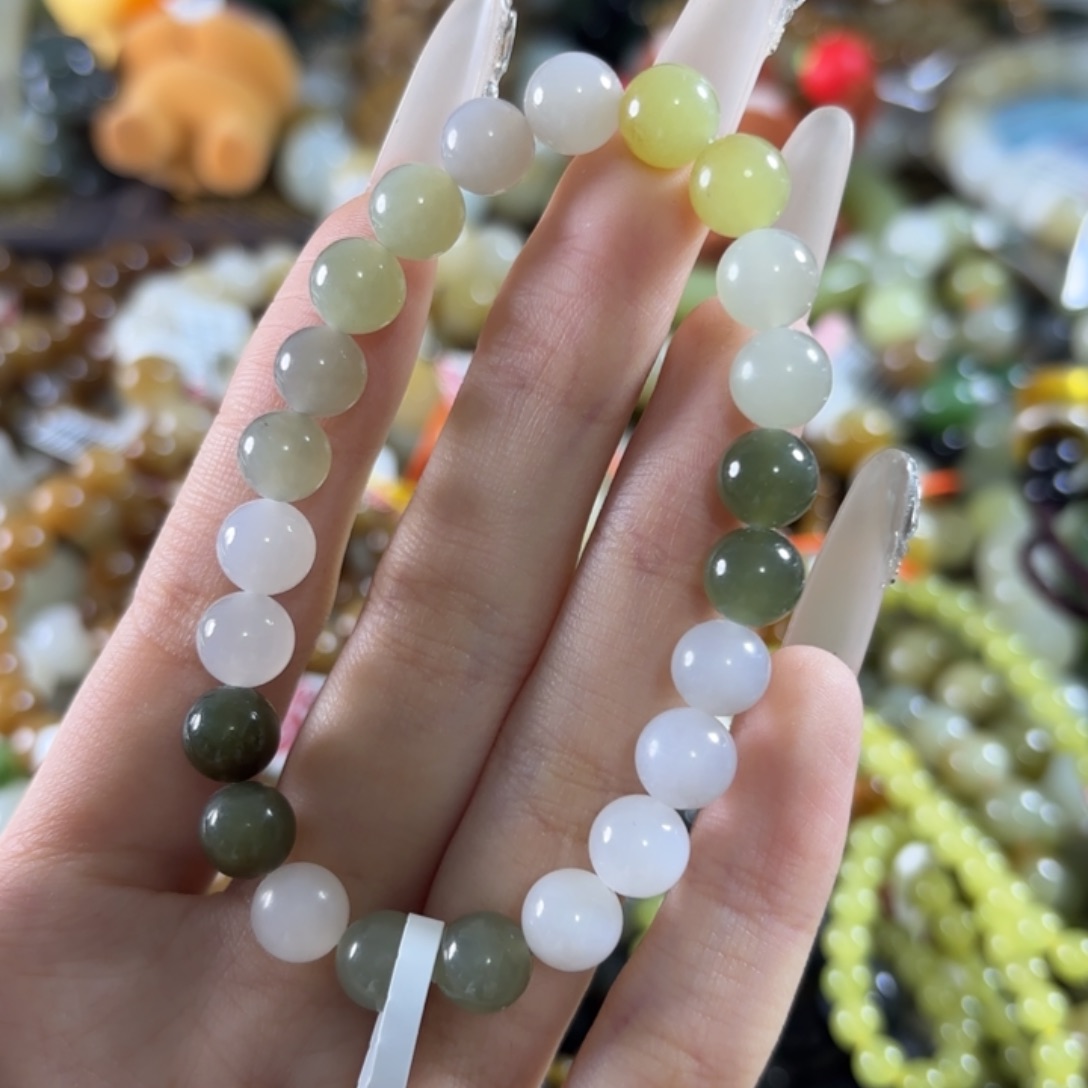 和田玉未镶嵌手链203