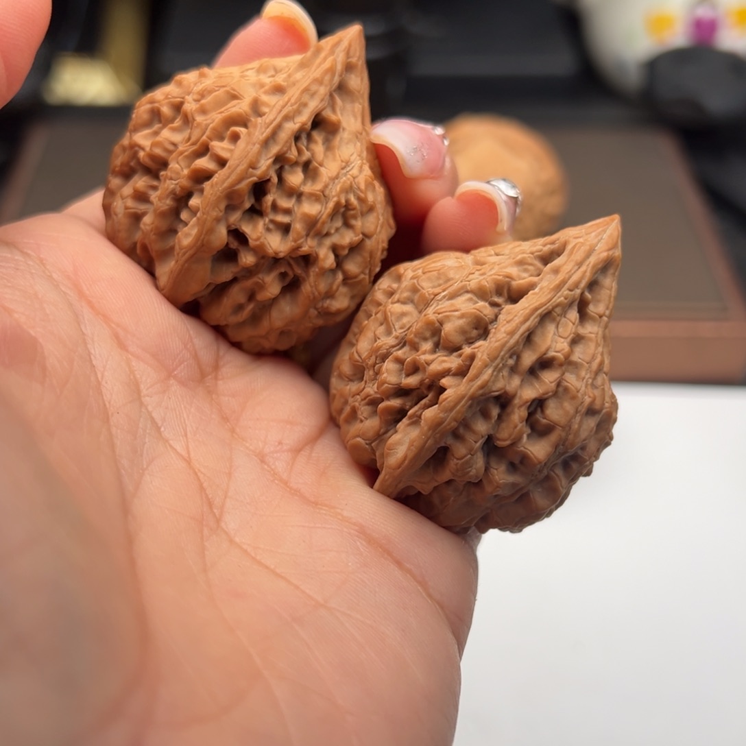 文玩核桃把件座佛35