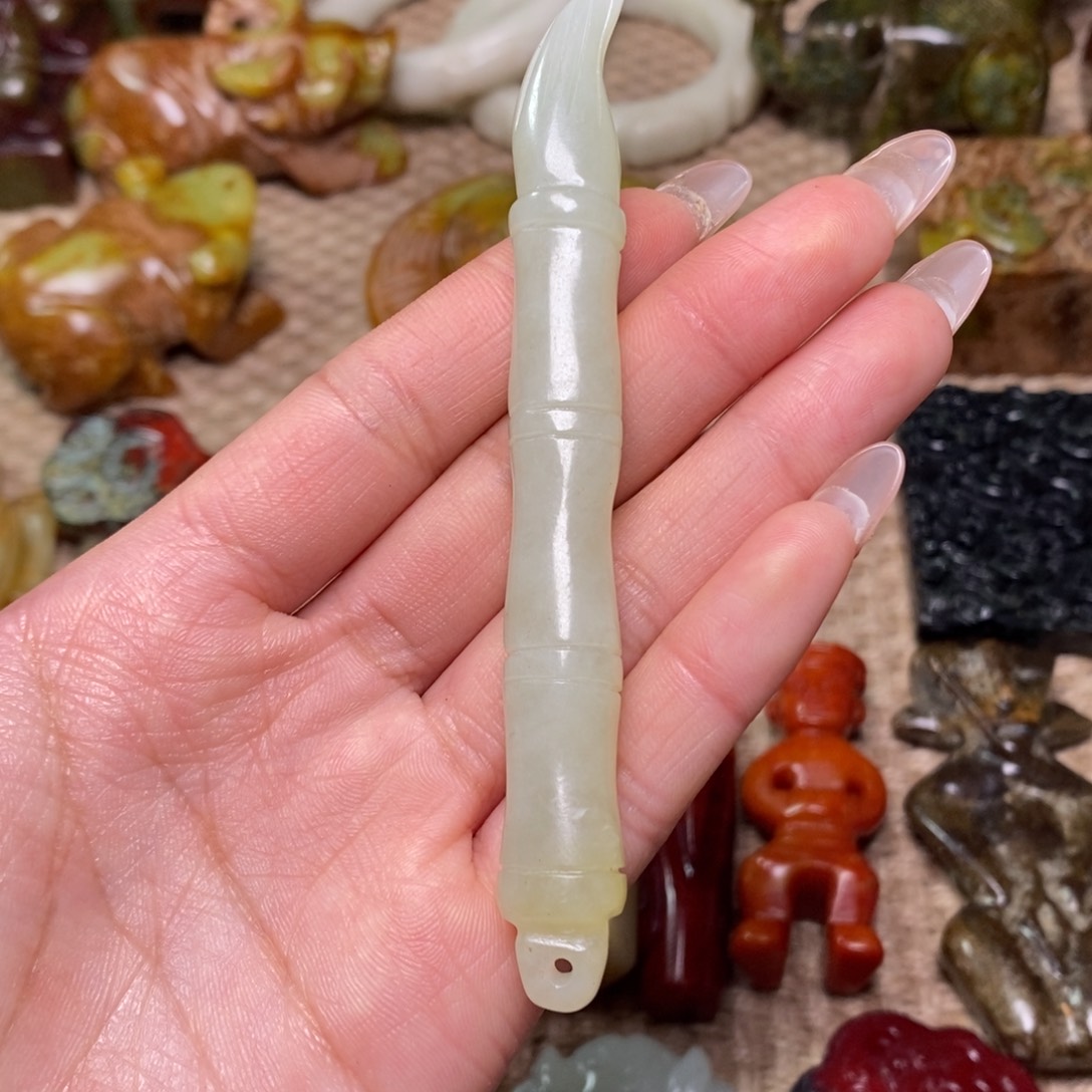 白玉菩提吊坠白玉菩提白玉菩提摆件