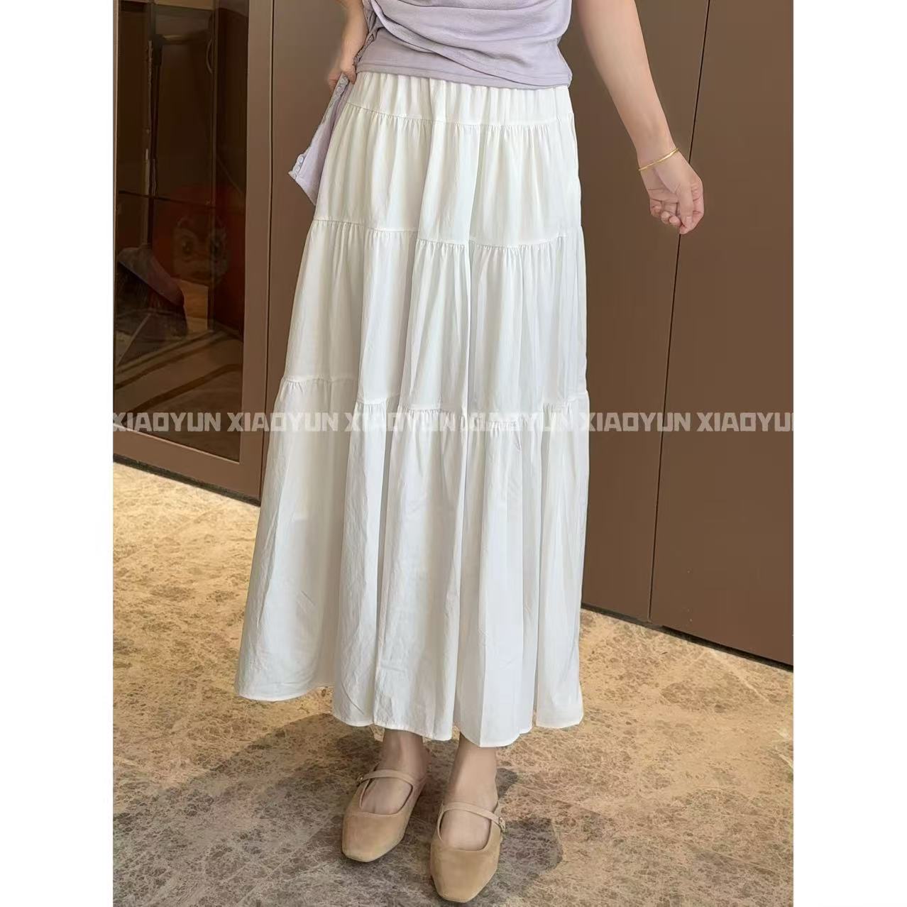 三色蛋糕裙 小允姐姐2025新款时尚气质高级三色蛋糕裙