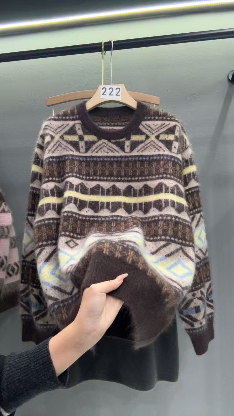 十七 山羊拉绒秋冬慵懒轻奢百搭女装222