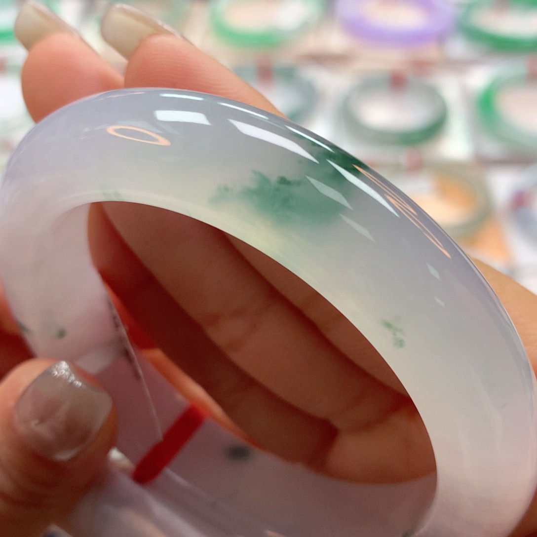 翡翠手镯未镶嵌56正29号88