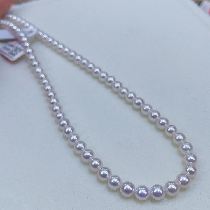 淡水珍珠5.5/6镜面炫彩赛天女干净银S925镶嵌